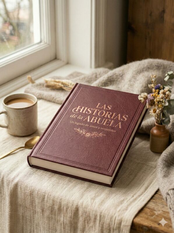Las Historias de la Abuela — portada del libro de memorias